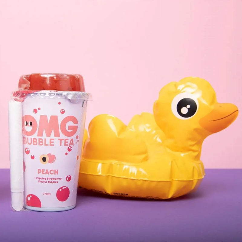 OMG Bubble tea Peach 270ML | 10 Packs