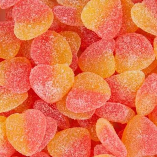 Fizzy Peach Hearts (2kg)