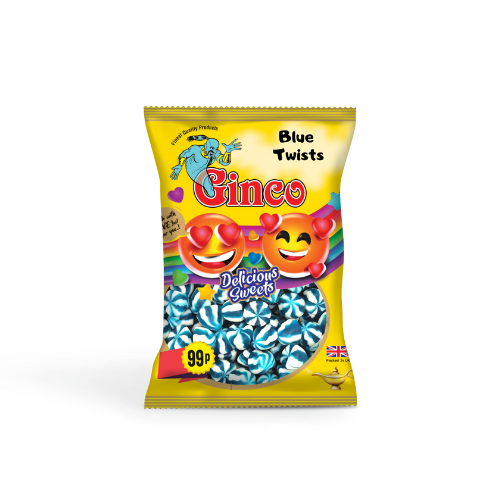 Ginco Blue Twists (100g X Pack of 12)