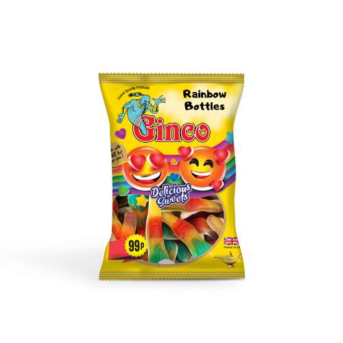 Ginco Rainbow Bottles (100g X Pack of 12)