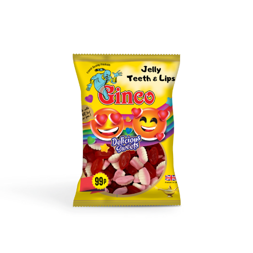 Ginco Jelly Teeth & Lips (100g X Pack of 12)