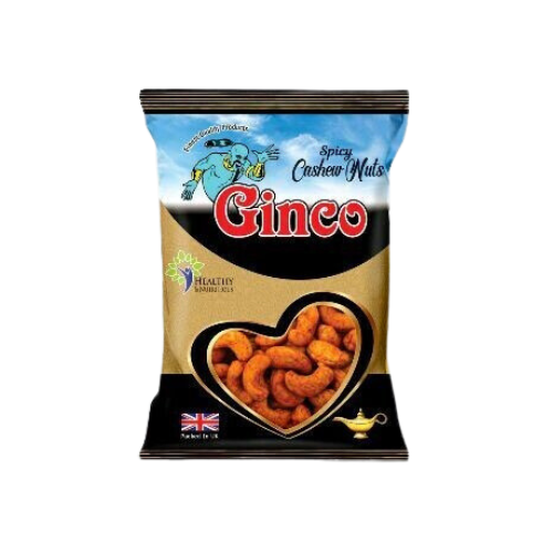 Ginco Spicy Cashews (105g X Pack of 12)