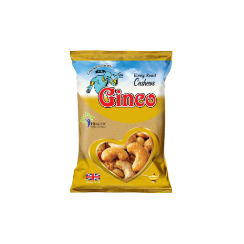 Ginco Honey Roast Cashews (55g X Pack of 10)