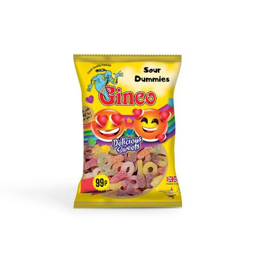 Ginco Sour Dummies (100g X Pack of 12)