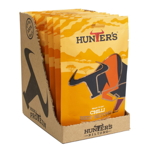 Hunter's Chilli Beef Biltong (28g X Pack of 10)