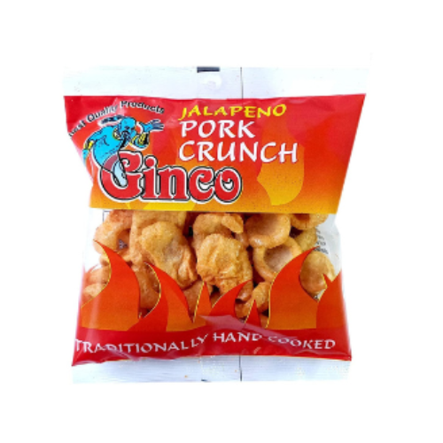 Ginco Pork Crunch - Jalapeno (25g X Pack of 12)