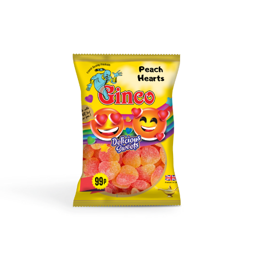 Ginco Peach Heart (100g X Pack of 12)