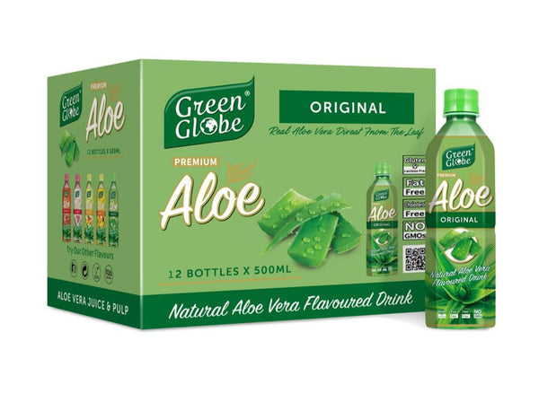 Green Globe Aloe Vera Juice Original 	500ml X 12