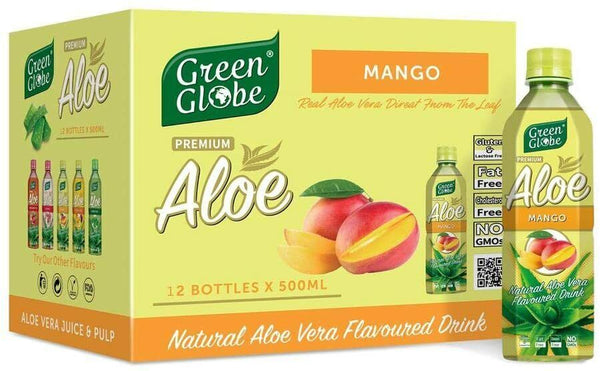 Green Globe Aloe Vera with Mango Flavour 500ml X 12