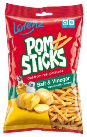 Lorenz Pomsticks Salt & Vinegar 85g X 14