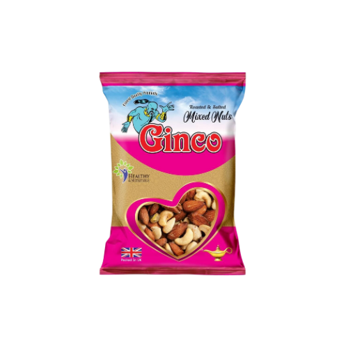 Ginco Roasted & Salted Mix Nuts (55g X Pack of 10)