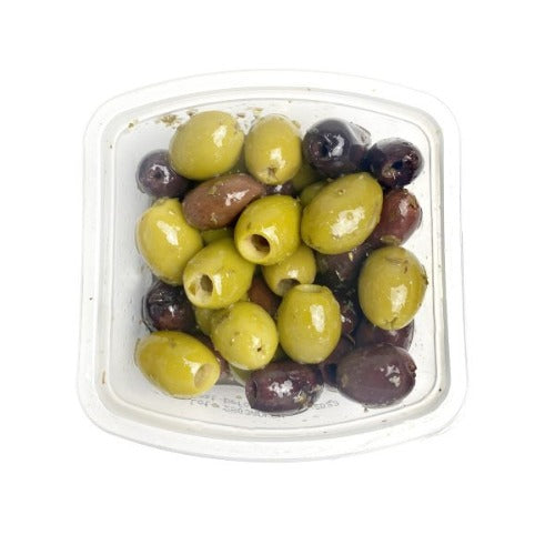 Green & Kalamata Pitted Olives with Oregano (160g)