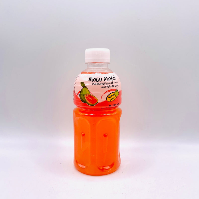 Mogu Mogu Pink Guava flavoured Drink 320ml x 6 Bottles